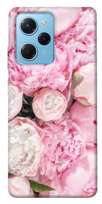 Чехол itsPrint Pink peonies для Xiaomi Poco X5 Pro 5G, цветы, купить оптом с доставкой
