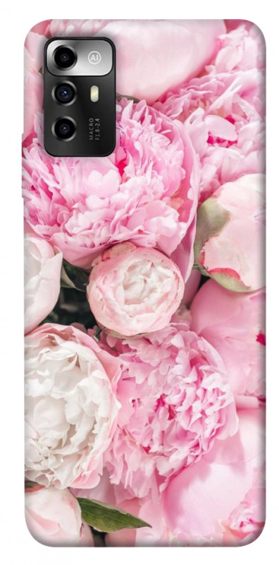 Чехол itsPrint Pink peonies для ZTE Blade V40 Vita, цветы, купить оптом с доставкой