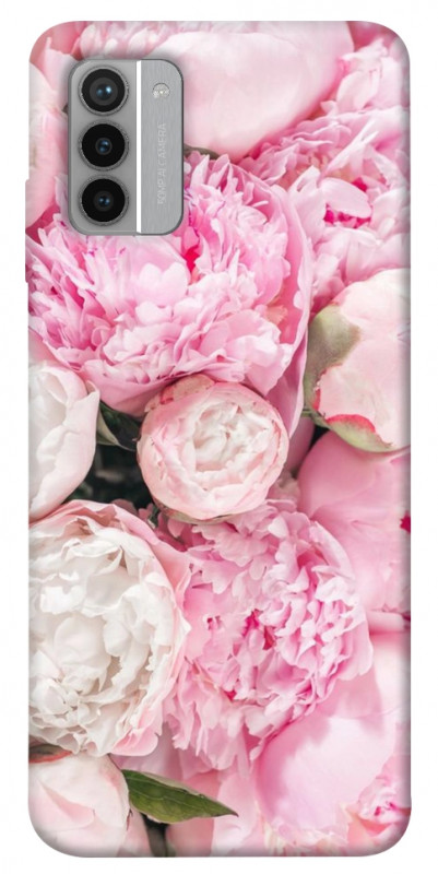 Чехол itsPrint Pink peonies для Nokia G42, цветы, купить оптом с доставкой