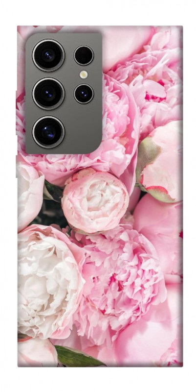 Чехол itsPrint Pink peonies для Samsung Galaxy S24 Ultra, цветы, купить оптом с доставкой