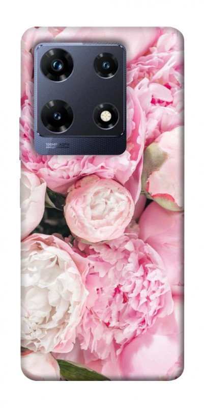 Чехол itsPrint Pink peonies для Infinix Note 30 Pro, цветы, купить оптом с доставкой