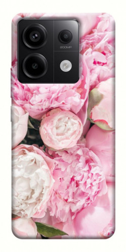 Чохол itsPrint Pink peonies для Xiaomi Redmi Note 13 Pro 4G