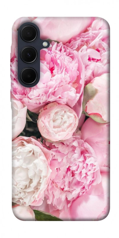 Чехол itsPrint Pink peonies для Samsung Galaxy A55, цветы, купить оптом с доставкой