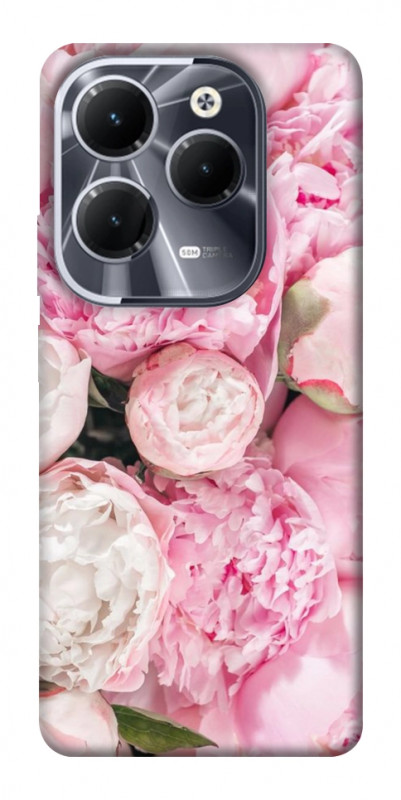 Чехол itsPrint Pink peonies для Infinix Hot 40, цветы, купить оптом с доставкой