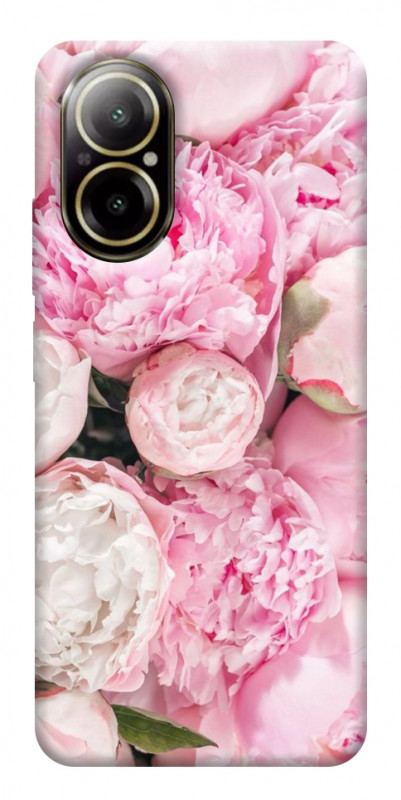 Чехол itsPrint Pink peonies для Realme C67 4G, цветы, купить оптом с доставкой