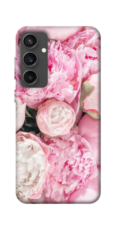 Чехол itsPrint Pink peonies для Samsung Galaxy S24 FE, цветы, купить оптом с доставкой