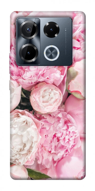 Чехол itsPrint Pink peonies для Infinix Note 40 Pro 4G, цветы, купить оптом с доставкой