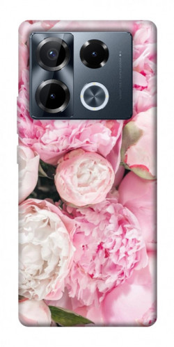 Чехол itsPrint Pink peonies для Infinix Note 40 Pro 4G