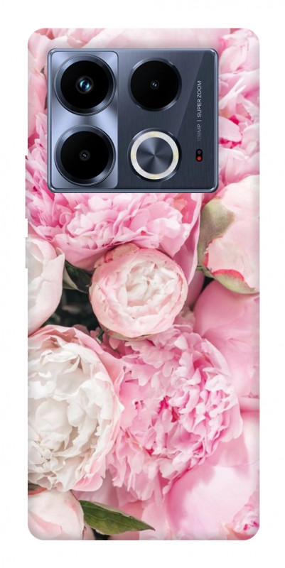 Чехол itsPrint Pink peonies для Infinix Note 40 4G, цветы, купить оптом с доставкой