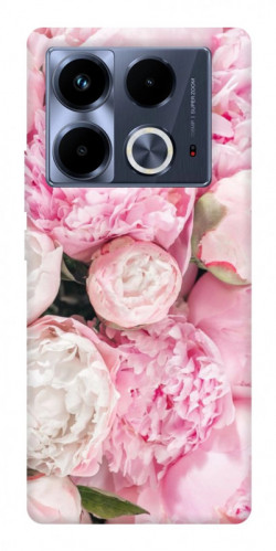 Чохол itsPrint Pink peonies для Infinix Note 40 4G