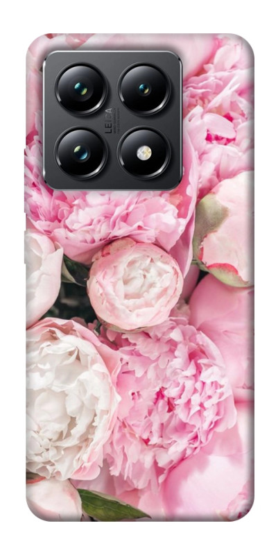 Чехол itsPrint Pink peonies для Xiaomi 14T Pro, цветы, купить оптом с доставкой