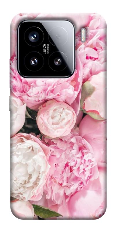 Чехол itsPrint Pink peonies для Xiaomi 15, цветы, купить оптом с доставкой