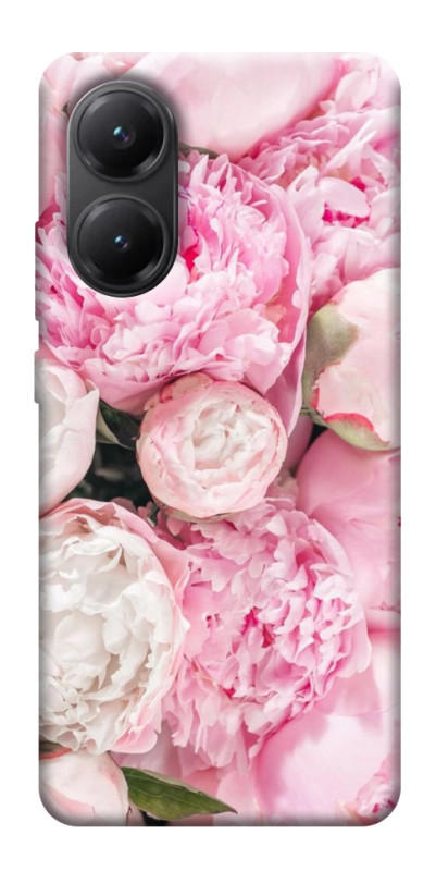 Чехол itsPrint Pink peonies для Xiaomi Poco X7 Pro, цветы, купить оптом с доставкой