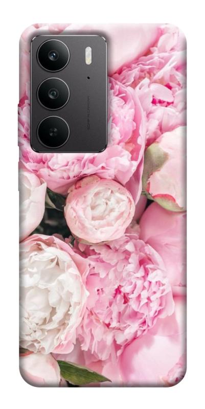 Чехол itsPrint Pink peonies для Realme C75, цветы, купить оптом с доставкой