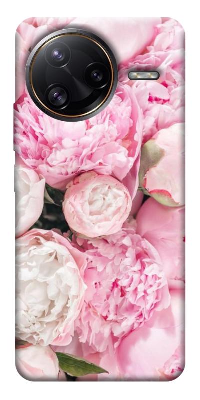 Чехол itsPrint Pink peonies для Xiaomi Poco F7, цветы, купить оптом с доставкой