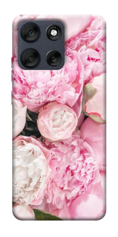 Чехол itsPrint Pink peonies для Motorola Moto G56 5G, цветы, купить оптом с доставкой