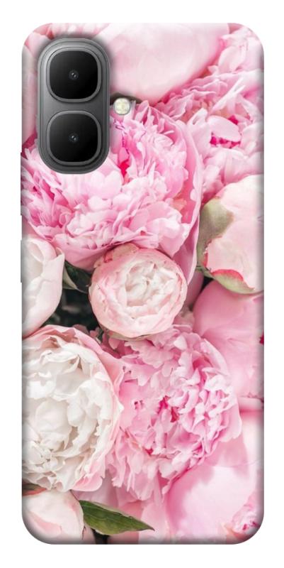 Чехол itsPrint Pink peonies для Infinix Smart 10, цветы, купить оптом с доставкой