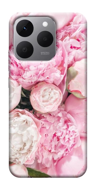 Чехол itsPrint Pink peonies для Realme 15T, цветы, купить оптом с доставкой