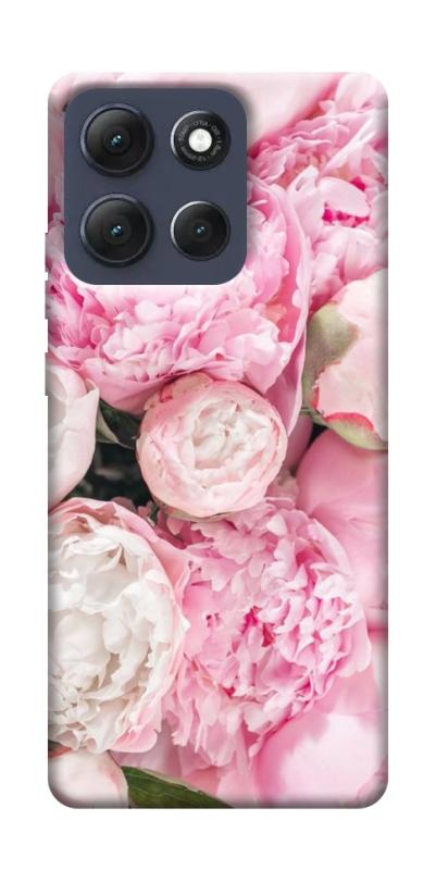 Чехол itsPrint Pink peonies для Motorola Moto G86 Power, цветы, купить оптом с доставкой