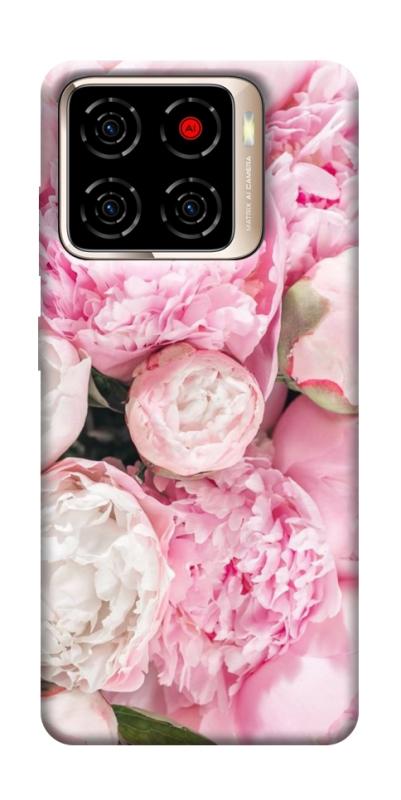 Чехол itsPrint Pink peonies для ZTE Blade A56, цветы, купить оптом с доставкой