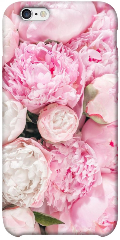 Чехол itsPrint Pink peonies для Apple iPhone 6/6s plus (5.5"), цветы, купить оптом с доставкой