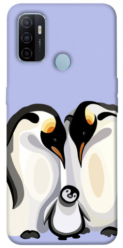 Чохол itsPrint Penguin family для Oppo A53 / A32 / A33