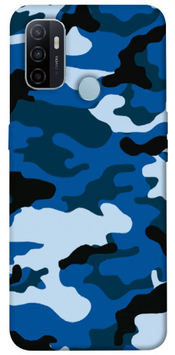 Чохол itsPrint Синій камуфляж 3 для Oppo A53 / A32 / A33