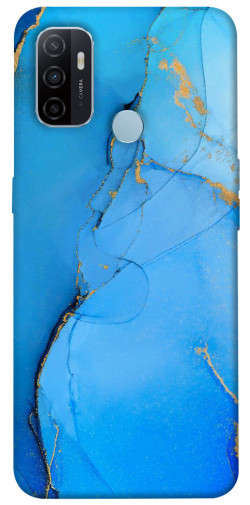 Чехол itsPrint Синий с золотом для Oppo A53 / A32 / A33