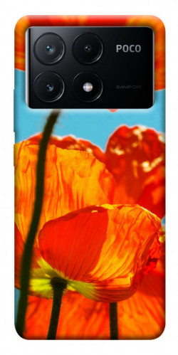 Чехол itsPrint Яркие маки для Xiaomi Poco X6
