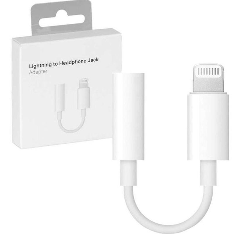 Адаптер для Apple Lightning to 3.5mm Headphone Jack (ААА) дивитися фото №1
