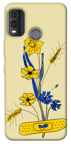 Чехол itsPrint Українські квіточки для Nokia G11 Plus
