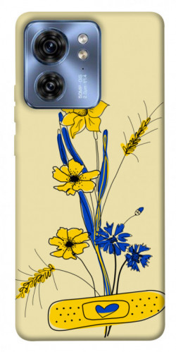Чехол itsPrint Українські квіточки для Motorola Edge 40