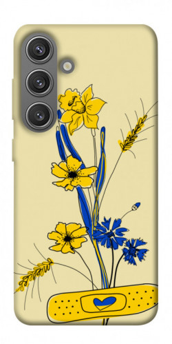 Чехол itsPrint Українські квіточки для Samsung Galaxy S24