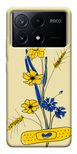 Чехол itsPrint Українські квіточки для Xiaomi Poco X6