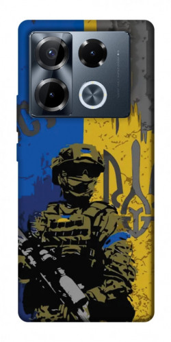 Чехол itsPrint Faith in Ukraine 4 для Infinix Note 40 Pro 4G