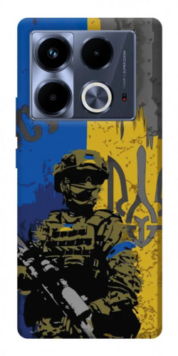 Чехол itsPrint Faith in Ukraine 4 для Infinix Note 40 4G