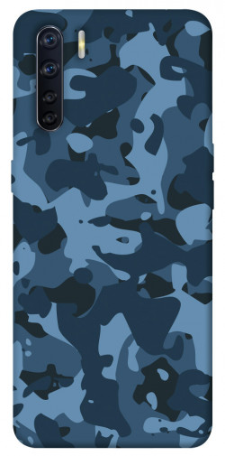 Чехол itsPrint Синий камуфляж для Oppo A91