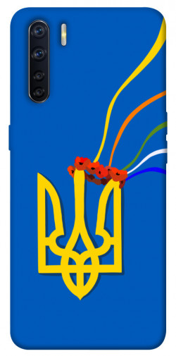 Чохол itsPrint Квітучий герб для Oppo A91