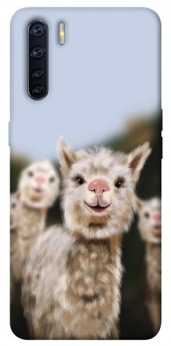 Чохол itsPrint Funny llamas для Oppo A91