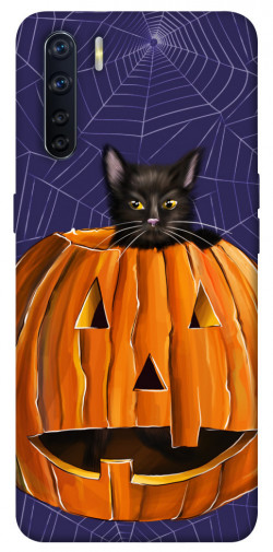 Чохол itsPrint Cat and pumpkin для Oppo A91
