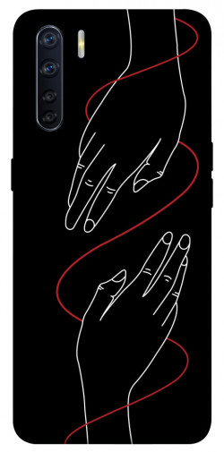 Чехол itsPrint Плетение рук для Oppo A91