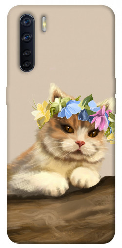 Чохол itsPrint Cat in flowers для Oppo A91