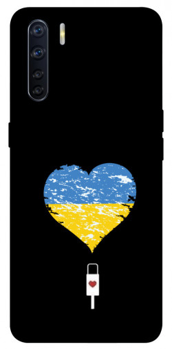 Чехол itsPrint З Україною в серці для Oppo A91