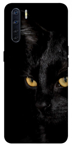 Чохол itsPrint Чорний кіт для Oppo A91