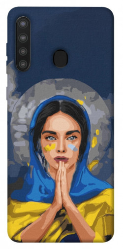 Чохол itsPrint Faith in Ukraine 7 для Samsung Galaxy A21