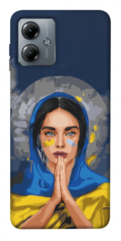 Чохол itsPrint Faith in Ukraine 7 для Motorola Moto G14, itsellopt, купити оптом з доставкою