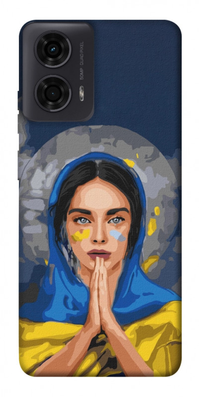 Чехол itsPrint Faith in Ukraine 7 для Motorola Moto G24, itsellopt, купить оптом с доставкой