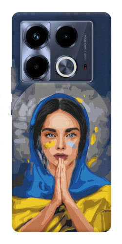 Чехол itsPrint Faith in Ukraine 7 для Infinix Note 40 4G