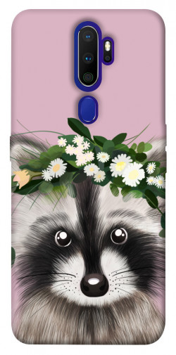 Чохол itsPrint Raccoon in flowers для Oppo A5 (2020) / Oppo A9 (2020)