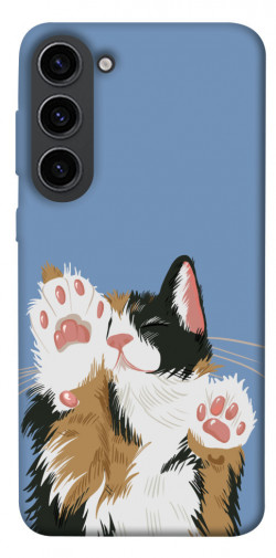 Чохол itsPrint Funny cat для Samsung Galaxy S23